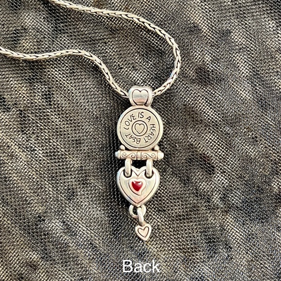 Brighton retired “Love is a Heart Beat” necklace. - Picture 2 of 4